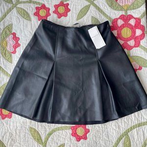 Brand New Leather Pleated Skort Abercrombie